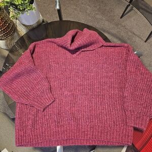Old Navy Raspberry Knit Sweater